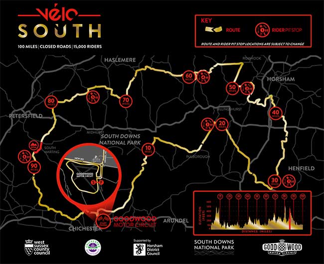 Velo South Route