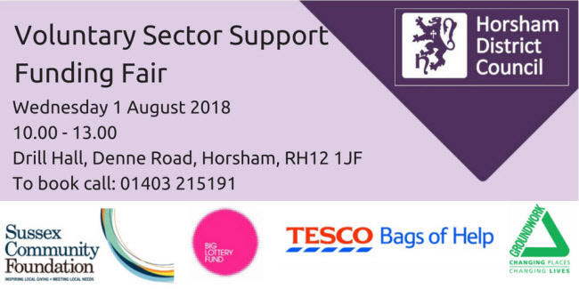 Horsham Voluntary Sector Funding Fair