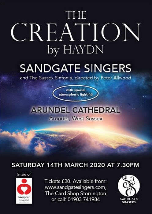 Sandgate Singers Haydns Creation Poster