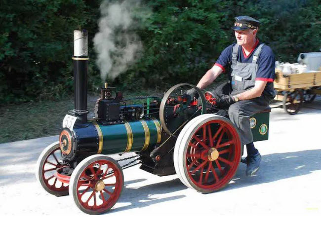 Miniature Steam Engine at Amberley Museum