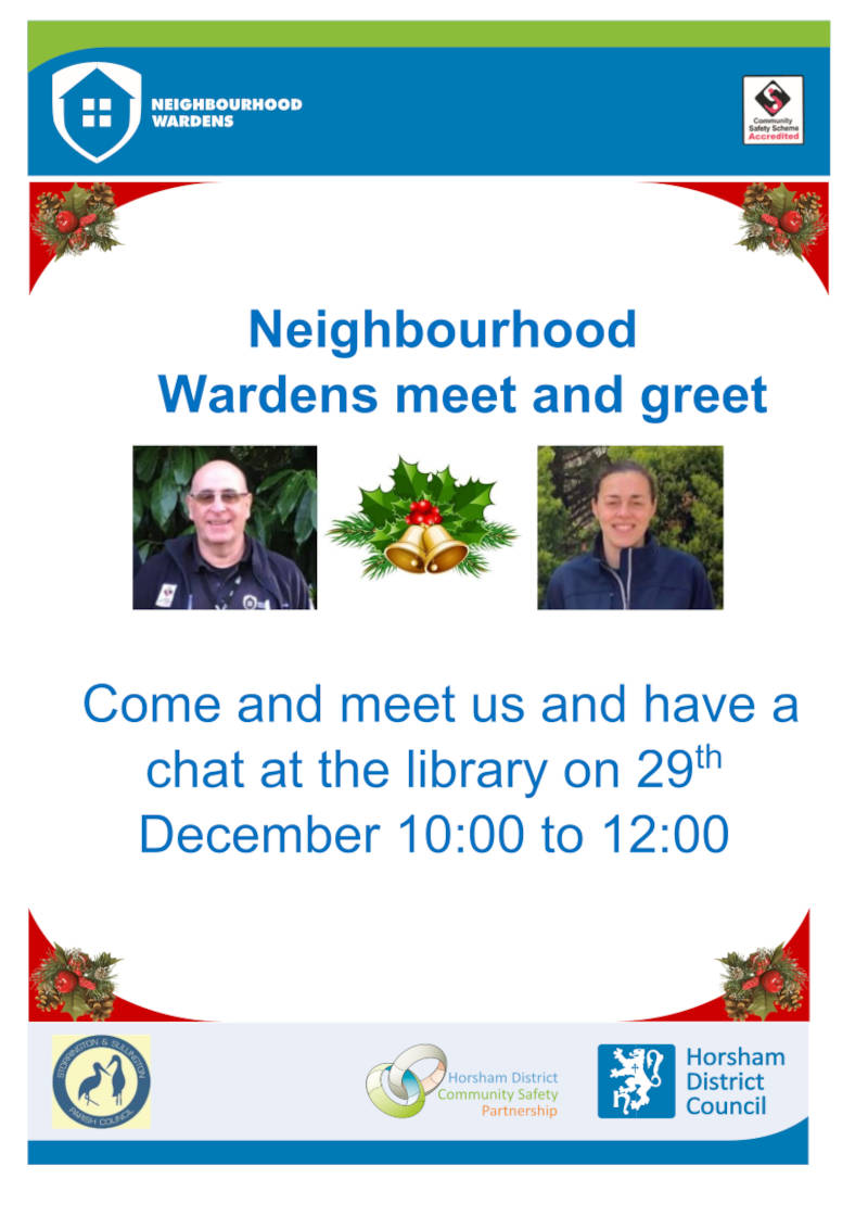 Neighbourhood Wardens meet & greet 19/12/2021