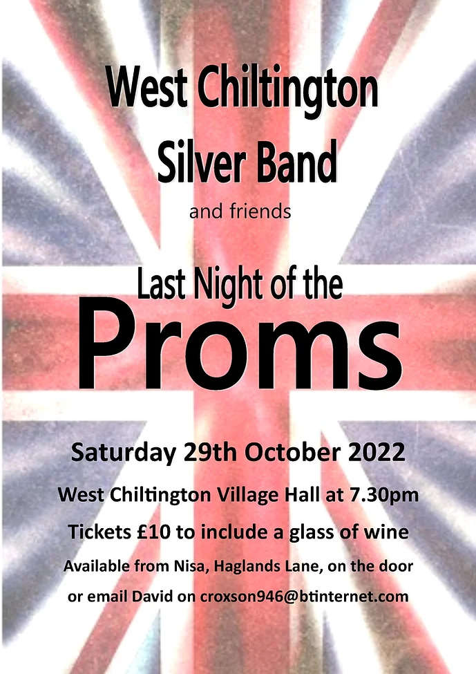 West Chiltington Silver Band poster