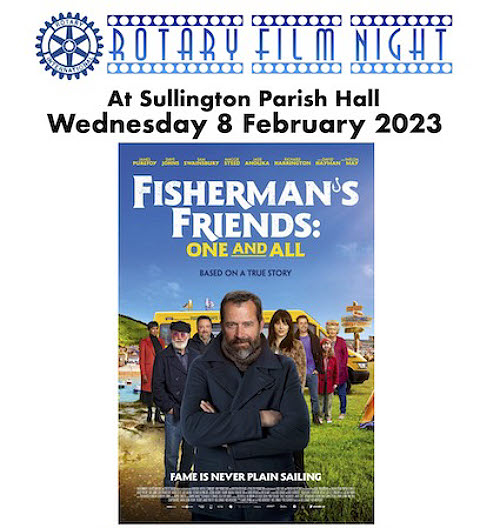 Poster for Fishermans Friends One and All film at Storrington Film Club