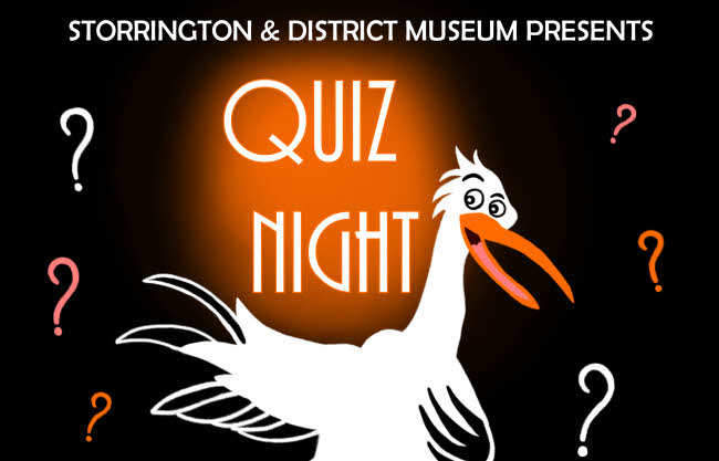 Poster for Storrington Museum Quiz Night