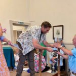 Presentation of prize ar Storrington Horticultural Society