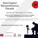 Poster for Torrington Remembrance Parade 2025