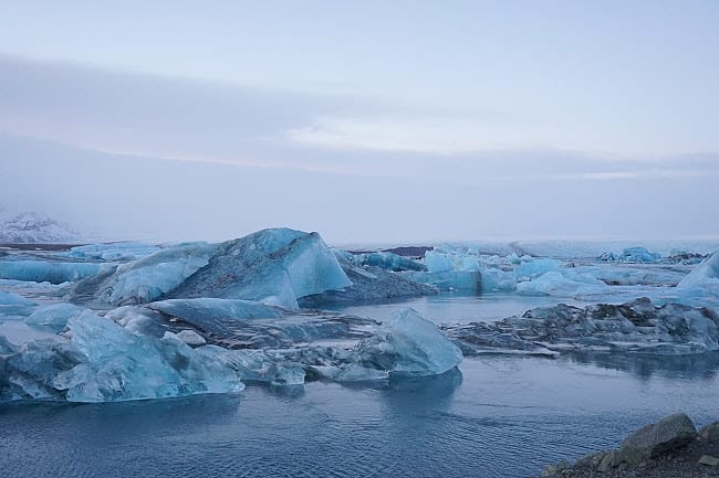 Photo if icebergs