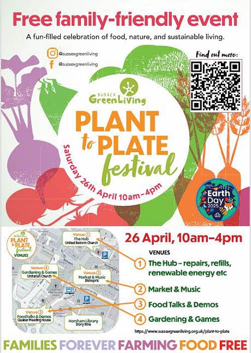 Flyer for Horsham Plant to Plate Event