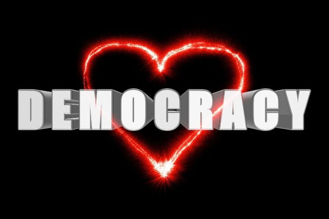 heart democracy image