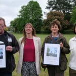 Photo of European Stork Village award presentation