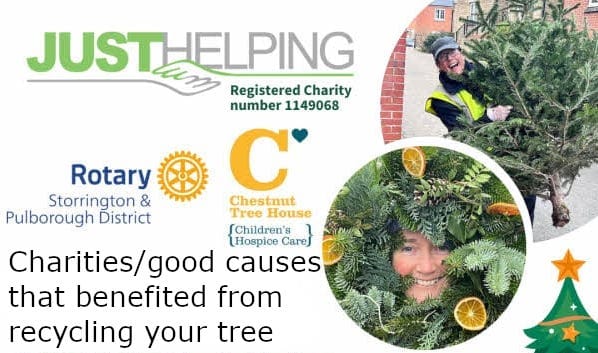 Rotary who benefitted from recycling your Christmas tree