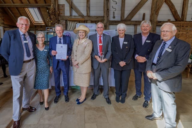 Storrington Area Help Scheme Presentation of King's Award by Lady Lady Emma Barnard.