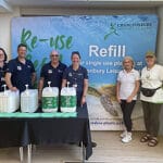 Photo of launch of Sussex Green Living Dry Food Refill Service