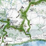 Map for Weald to Waves Project