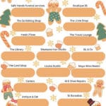 Storrington Christmas Gingerbread Trail leaflet