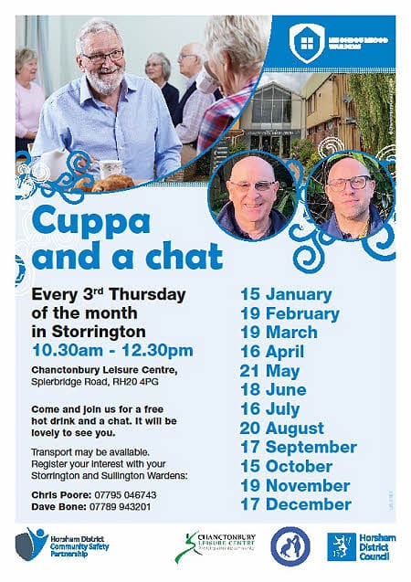 Cuppa and a chat @ Chanctonbury Leisure Centre | Storrington | England | United Kingdom