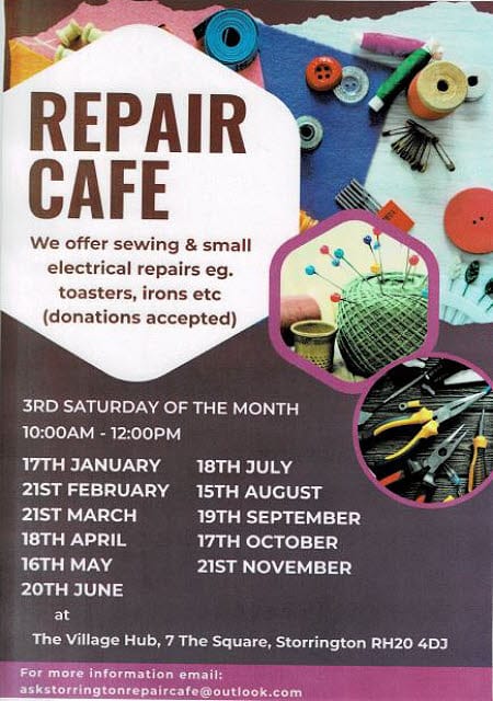 Repair Cafe @ The Village Hub | Storrington | England | United Kingdom