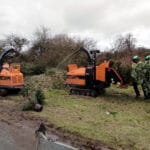 TreeSmiths Ltd shredding the Christmas trees