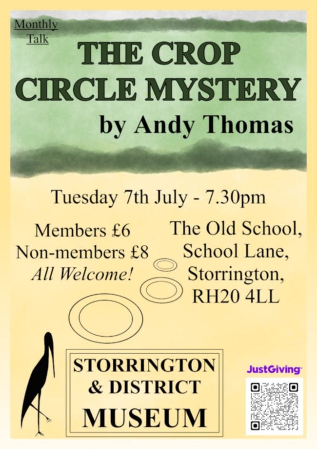 Storrington Museum: "The Crop Circle Mystery" @ The Old School | Storrington | England | United Kingdom