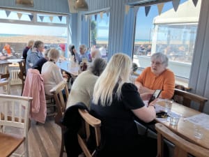 Storrington residents at bluebird cafe