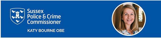 Header image for Sussex Police and Crime Commissioner Katy Bourne