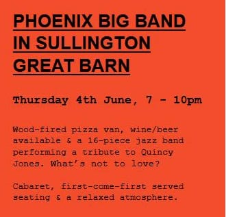 Event at Sullington Farm: "Phoenix Big Band" @ Sullington Farm | Storrington | England | United Kingdom