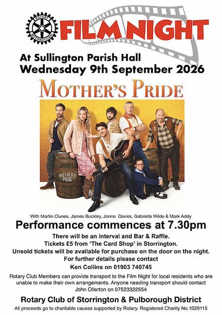 Storrington Film Night: "Mother’s Pride" @ Sullington Parish Hall | Storrington | England | United Kingdom