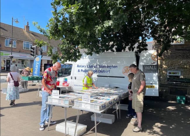 Rotary Book Stall in Vilerest Squire, Storrington