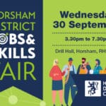 Poster for Horsham and District Jobs and Skills Fair 2026